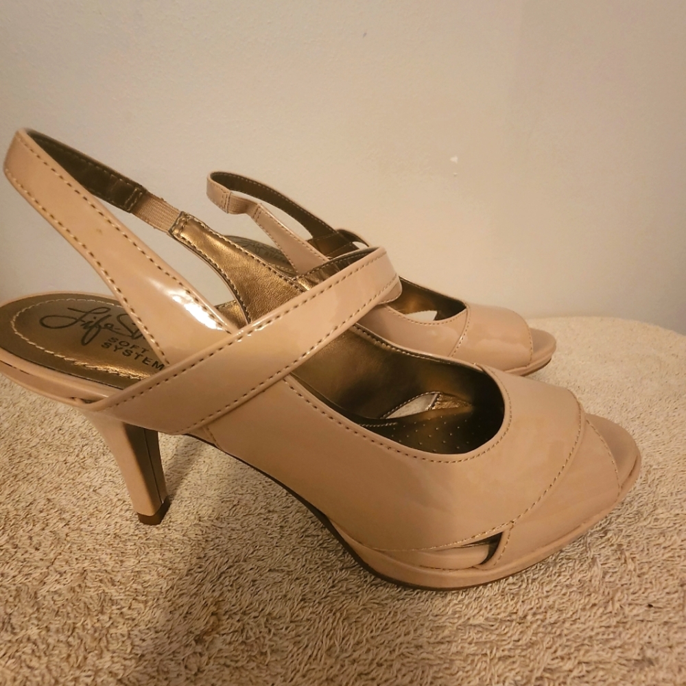 VENA Lifestride comfort heel sandals